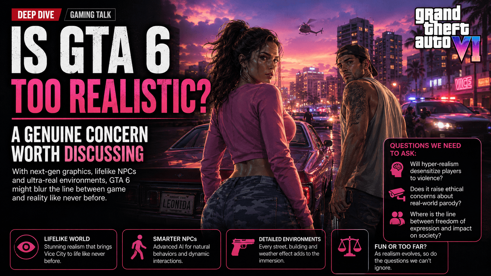 GTA 6's Graphics Might Actually Be Too Good — And Here Is Why That Could Be a Problem