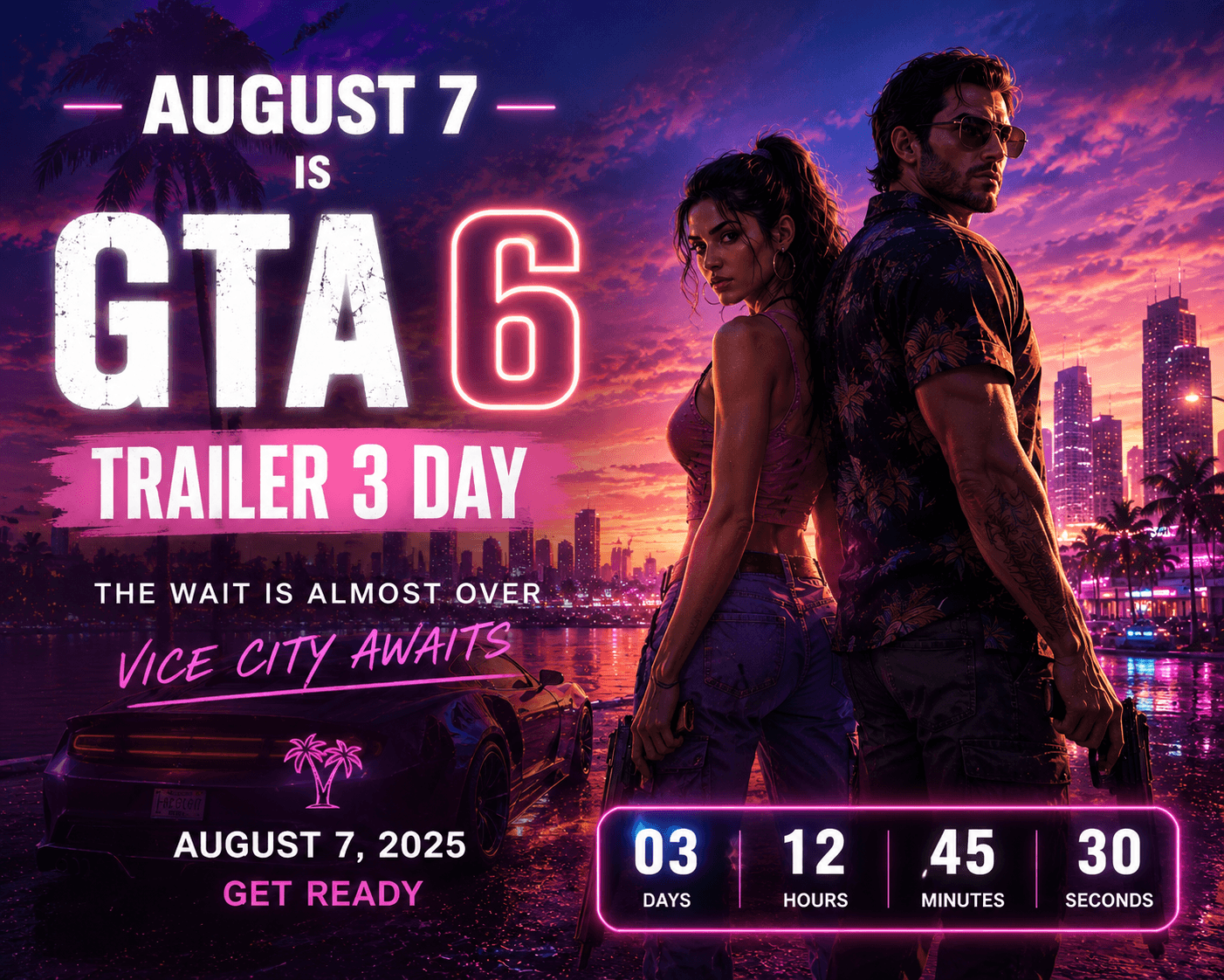 Fans Have Marked August 7 as GTA 6 Trailer 3 Day — Take-Two's Unusual Earnings Call Timing and Tom Henderson's 'August' Hint Explain Why